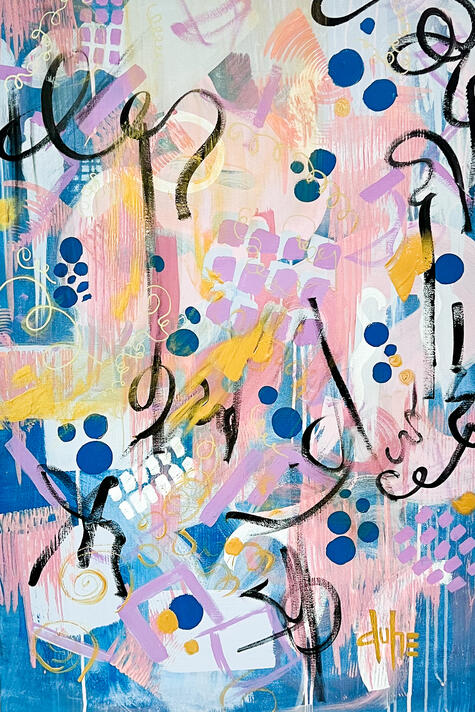 "Jeez Louise" - 24" x 36" - Acrylic on Canvas